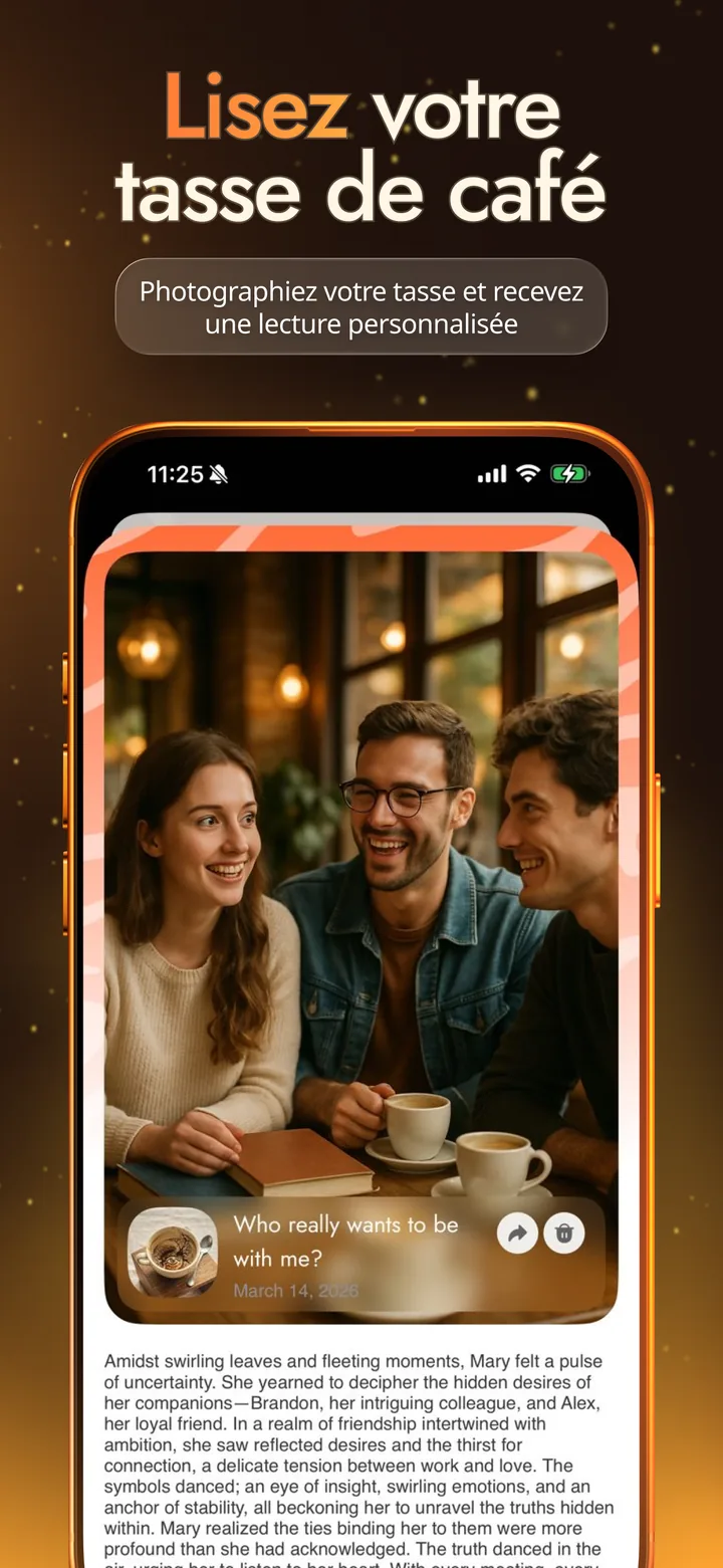 LECTURE DU CAFÉ ET CONSEILS — 3